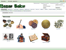 Tablet Screenshot of bazarsalor.com